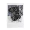 Dunlop Genuine Celluloid Classic Picks, Refill Pack, perloid black, medium
