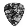 Dunlop Genuine Celluloid Classic Picks, Player′s Pack, perloid black, medium