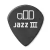 Dunlop Tortex Pitch Black Jazz Picks, Player′s Pack, 1.50 mm Dunlop Tortex Pitch Black Jazz Picks, Player′s Pack, 1.50 mm