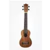 KALA Gloss Mahogany Soprano Long Neck Ukulele, with Bag (UB-C)