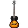 Kala Jazz Tenor Ukulele Sunburst with EQ, with Tenor Case (UC-T)