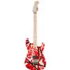 EVH Striped Series Red with Black Stripes