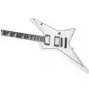 Jackson Js Series Signature Gus G. Star Js32, Rosewood Fingerboard, Satin White With Black Pinstripes