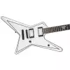 Jackson Usa Signature Gus G. Star, Rosewood Fingerboard, Satin White With Black Pinstripes
