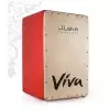 J.Leiva Percussion Cajon Viva Red