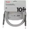 Fender Professional Series Instrument Cable 10′ White Tweed