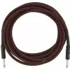 Fender Professional Series Instrument Cable 15′ Red Tweed