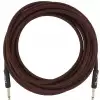 Fender Professional Series Instrument Cable 18,6′ Red Tweed
