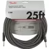 Fender Professional Series Instrument Cable 25′ Grey Tweed