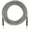 Fender Professional Series Instrument Cable 25′ White Tweed