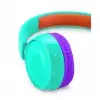 JBL JR300BT, bluetooth turkusowe słuchawki nauszne dla dzieci
