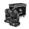 Flash 2x 3R Moving Head 3in1 BEAM+SPOT+WASH + case