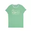 Fender Beer Label Men′s Ringer Tee, Sea Foam Green/White, Large