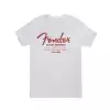 Fender Electric Instruments Men′s T-Shirt, White, Xxl