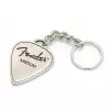 Fender Medium Pick Keychain, Pewter