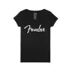 Fender Spaghetti Logo Women′s Tee, Black, Small
