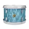 Gretsch Tom Tom Usa Broadkaster Nitron Wrap 15″ X 12″ Aqua Satin Flame