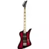 Jackson X Series Signature David Ellefson Kelly Bird Iv Bass, Maple Fingerboard, Red Stripe