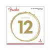 Fender 80/20 Bronze Acoustic Strings, Ball End, 70l .012-.052 Gauges