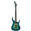 BC Rich Shredzilla Extreme Hipshot Bridge Cyan Blue Burl
