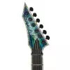 BC Rich Shredzilla Extreme Hipshot Bridge Cyan Blue Burl
