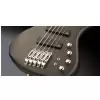 RockBass Corvette Multiscale, 5-String Solid Black Satin