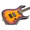 BC Rich Shredzilla Extreme Exotic Hipshot Bridge Burl Top Purple Haze