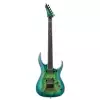 BC Rich Shredzilla Prophecy Archtop Evertune Burl Top Cyan Blue