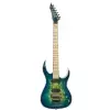 BC Rich Shredzilla Z6 Prophecy Exotic Floyd Rose Burl Top Cyan Blue