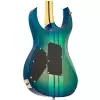 BC Rich Shredzilla Z6 Prophecy Exotic Floyd Rose Burl Top Cyan Blue