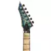 BC Rich Shredzilla Z6 Prophecy Exotic Floyd Rose Burl Top Cyan Blue