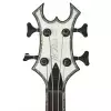 BC Rich Chris Kael Signature Warlock Bass Satin White