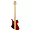 BC Rich Heritage Classic Mockingbird Bass Quilted Maple Top Transparent Red