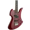 BC Rich Heritage Classic Mockingbird Bass Quilted Maple Top Transparent Red