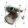 DDrum Dominion Maple Player 22 Shell Set