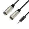 Adam Hall Cables K3 YWMM 0300 - mini TRS / 2xXLRm, 3 m