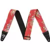 Fender 2″ Hawaiian Strap, Red Floral