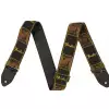 Fender Legacy Monogram Strap Black/Yellow/Brown