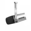 Shure MV7-S mikrofon dynamiczny do podcastów (srebrny)