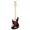 Sadowsky MetroExpress 21-Fret Vintage J/J Bass, Maple Fingerboard, Lefthand, 5-String - Solid Black High