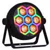 LIGHT4ME FRAME PAR 7x12 LED RGBW - reflektor LED z efektem plastrów miodu