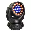 LIGHT4ME ROBO ZOOM WASH 1915 - głowica ruchoma LED WASH z ringami 19x15W RGBW