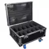 CASE4ME 12 x FLAT PAR CASE -skrzynia transportowa na kołach na 12 sztuk FLAT PAR LED SLIM