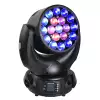 LIGHT4ME ROBO ZOOM WASH 1915 - głowica ruchoma LED WASH z ringami 19x15W RGBW