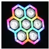 LIGHT4ME FRAME PAR 7x12 LED RGBW - reflektor LED z efektem plastrów miodu