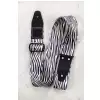 Lowlander Power Guitar Strap Zebra Stripes