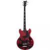 Schecter Signature Simon Gallup Corsair Bass Red/Black  bass guitar