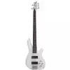 Schecter C-5 Deluxe Satin White bass guitar