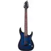 Schecter Omen Elite 7 See Thru Blue Burst   electric guitar