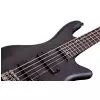 Schecter Stiletto Studio-5 See-Thru Black Satin bass guitar